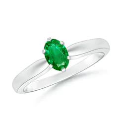 Anillo en Oro 18K Y Esmeralda Colombiana AN17