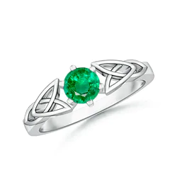 Anillo en Oro de 18k y Esmeralda Colombiana AN19