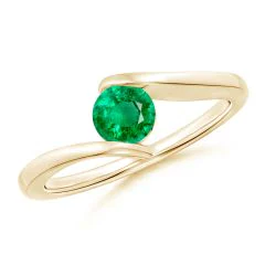 Anillo en oro 18k y Esmeralda Colombiana AN25