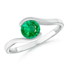 Anillo en Oro de 18k y Esmeralda Colombiana AN7