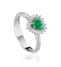 Anillo en Oro 18k Y Esmeralda Colombiana Y Diamantes AN39