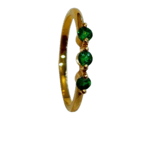 Anillo en Oro 18k con Esmeralda AN019