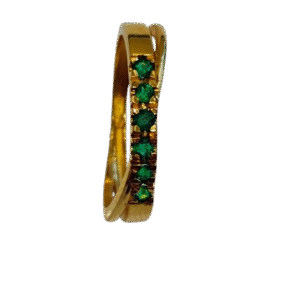Anillo en Oro 18k con Esmeralda AN018
