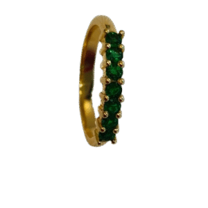 Anillo en Oro 18k con Esmeraldas AN021