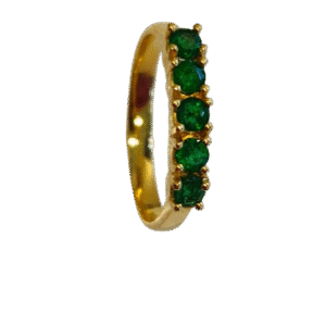 Anillo en Oro 18k con Esmeralda AN023