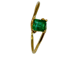 Anillo en Oro 18k con Esmeralda AN031