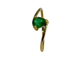 Anillo en Oro 18k con Esmeralda AN036