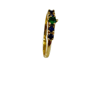 Anillo en Oro 18k con Esmeralda AN034