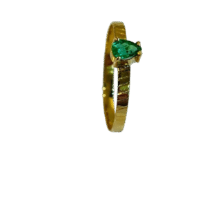 Anillo en Oro 18k con Esmeralda AN038