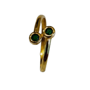 Anillo en Oro 18k con Esmeralda AN049