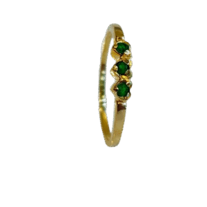 Anillo en Oro 18k con Esmeralda AN055