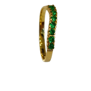 Anillo en Oro 18k con Esmeralda AN024