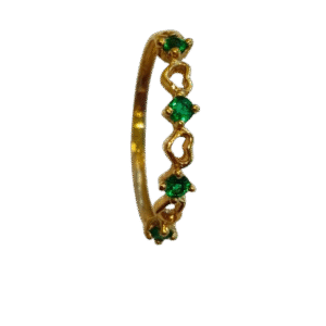 Anillo en Oro 18k con Esmeralda AN025